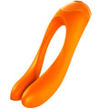 SATISFYER - VIBRATEUR  DOIGTS CANDY CANE ORANGE