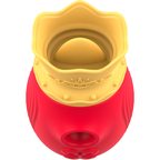 INTENSE - STIMULATEUR CLITORIS 10 MODES D'ASPIRATION ET DE LÉCHAGE - ROUGE