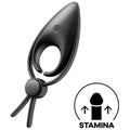 SATISFYER - VIBRATEUR  ANNEAU SNIPER NOIR