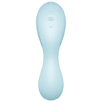 SATISFYER - APPLICATION STIMULATEUR ET VIBRATEUR CURVY TRINITY 5 BLEU