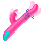 HAPPY LOKY - PLUTO VIBROMASSEUR RABBIT ET ROTATIF + TÉLÉCOMMANDE WATCHME