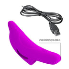 PRETTY LOVE - PUISSANT STIMULATEUR DE DOIGTS VIOLET DELPHINI