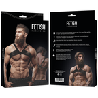 FETISH SUBMISSIVE ATTITUDE - HARNAIS DE POITRINE EN ÉCO-CUIR POUR HOMMES BRIGADE