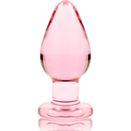 NEBULA SERIES BY IBIZA - PLUG ANAL MODÈLE 3 VERRE BOROSILICATE ROSE 11 CM -O- 5 CM
