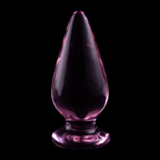 NEBULA SERIES BY IBIZA - PLUG ANAL MODÈLE 4 VERRE BOROSILICATE ROSE 11 CM -O- 5 CM