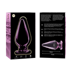NEBULA SERIES BY IBIZA - PLUG ANAL MODÈLE 4 VERRE BOROSILICATE ROSE 11 CM -O- 5 CM