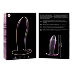 NEBULA SERIES BY IBIZA - PLUG ANAL MODÈLE 5 VERRE BOROSILICATE ROSE 12.5 CM -O- 3.5 CM