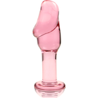 NEBULA SERIES BY IBIZA - PLUG ANAL MODÈLE 6 VERRE BOROSILICATE ROSE 12.5 CM -O- 4 CM