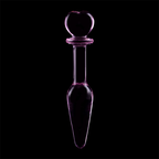 NEBULA SERIES BY IBIZA - PLUG ANAL MODÈLE 7 VERRE BOROSILICATE ROSE 13.5 CM -O- 3 CM