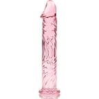 NEBULA SERIES BY IBIZA - MODÈLE 12 GODE EN VERRE BOROSILICATE ROSE 17 CM -O- 3.5 CM