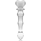 NEBULA SERIES BY IBIZA - MODÈLE 21 GODE EN VERRE BOROSILICATE CLAIR 20.5 CM -O- 3.5 CM
