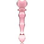 NEBULA SERIES BY IBIZA - MODÈLE 21 GODE EN VERRE BOROSILICATE ROSE 20.5 CM -O- 3.5 CM