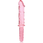 NEBULA SERIES BY IBIZA - MODÈLE 24 GODE EN VERRE BOROSILICATE ROSE 28.5 CM -O- 5 CM