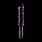 NEBULA SERIES BY IBIZA - MODÈLE 24 GODE EN VERRE BOROSILICATE ROSE 28.5 CM -O- 5 CM