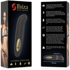IBIZA - STIMULATEUR DE CLITORIS CHARGEUR USB 10 MODES DE VIBRATION DORÉ 13 X 2,9 CM