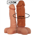 VIRILXL - EXTENSION DE PÉNIS MARRON EN SILICONE LIQUIDE V3