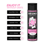 BRUMA - HUILE DE MASSAGE PREMIUM EFFET CHALEUR SAVEUR GOMME 3 EN 1 - 100 ML