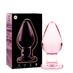 NEBULA SERIES BY IBIZA - PLUG ANAL MODÈLE 3 VERRE BOROSILICATE ROSE 11 CM -O- 5 CM