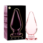 NEBULA SERIES BY IBIZA - PLUG ANAL MODÈLE 4 VERRE BOROSILICATE ROSE 11 CM -O- 5 CM