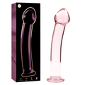 NEBULA SERIES BY IBIZA - MODÈLE 11 GODE EN VERRE BOROSILICATE ROSE 16 CM -O- 3 CM