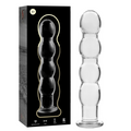 NEBULA SERIES BY IBIZA - MODÈLE 10 GODE EN VERRE BOROSILICATE CLAIR 16.5 CM -O- 3.5 CM