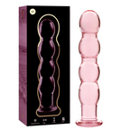 NEBULA SERIES BY IBIZA - MODÈLE 10 GODE EN VERRE BOROSILICATE ROSE 16.5 CM -O- 3.5 CM