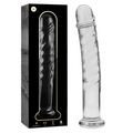 NEBULA SERIES BY IBIZA - MODÈLE 16 GODE EN VERRE BOROSILICATE CLAIR 18.5 CM -O- 3 CM