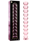 NEBULA SERIES BY IBIZA - MODÈLE 22 GODE EN VERRE BOROSILICATE ROSE 21.5 CM -O- 2.5 CM
