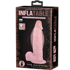BAILE - GODE GONFLABLE RÉALISTE AVEC VENTOUSE 15 CM