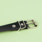 SUBBLIME - CHAÎNE CUIR CEINTURE NOIRE TAILLE UNIQUE