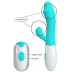 PRETTY LOVE - VIBRATEUR SNAPPY G-SPOT VERT AQUA