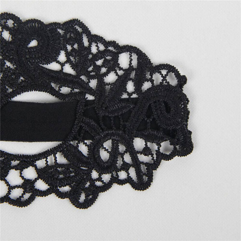 QUEEN LINGERIE - MASQUE EN DENTELLE NOIRE
