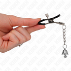 KINK - PINCES À TÉLÉTON PENDENTIF CLOCHE ARGENT 6 CM