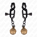 KINK - PINCES À METELONS STYLE CLOCHE NOIR 7 CM