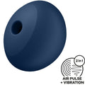 SATISFYER - AIR POWER 4 STIMULATEUR & VIBRATEUR 12 VIBRATIONS BLEU