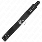 KINK - LAISSE CLOUTÉE 116 CM COLLIER AVEC SANGLE EN CUIR 50 X 5 CM
