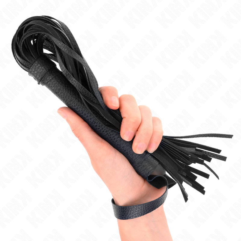 KINK - FOUET BLEU FONCÉ NOIR 43,5 CM