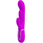 PRETTY LOVE - SHANIA TRIPLE RABBIT VIBRATEUR MULTIFONCTION ROSE