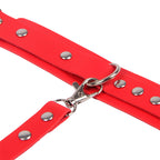SUBBLIME - 953706 MENOTTES AVEC CEINTURE DE BONDAGE ROUGE TAILLE UNIQUE