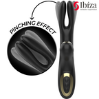 IBIZA - VIBRATEUR DOUBLE SERRAGE NOIR