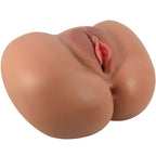 CRAZY BULL - LUNA VIBRATEUR FESSIER AVEC CONTRÔLE RÉALISTE DU VAGIN ET DE L'ANUS À TÉLÉCOMMANDE