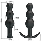 PRETTY LOVE - VIBRATEUR ANAL SIDNEY 10 VIBRATIONS NOIR