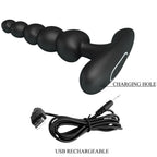 PRETTY LOVE - VIBRATEUR ANAL CORBAN 10 VIBRATIONS NOIR