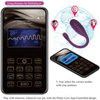 PRETTY LOVE - VIBRATEUR CONTRÔLÉ PAR APPLICATION LEVIATHAN VIOLET