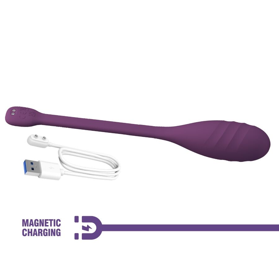 PRETTY LOVE - VIBRATEUR CONTRÔLÉ PAR APPLICATION LEVIATHAN VIOLET
