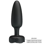 PRETTY LOVE - TARION PLUG ANAL AVEC LUMIÈRE LED NOIR 12,5 CM
