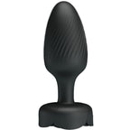 PRETTY LOVE - PLUG ANAL VARIAN AVEC LUMIÈRE LED NOIR 10,8 CM