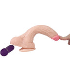 SHEQU - Gode vibrateur Holy Dragon avec télécommande 20,5 cm