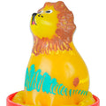 CONDOMERIE - PRÉSERVATIFS FANTAISIE PEINTS À LA MAIN LION ASSIS