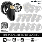 ADDICTED TOYS LOCKED - CAGE À PÉNIS INTERDITE 10 CM